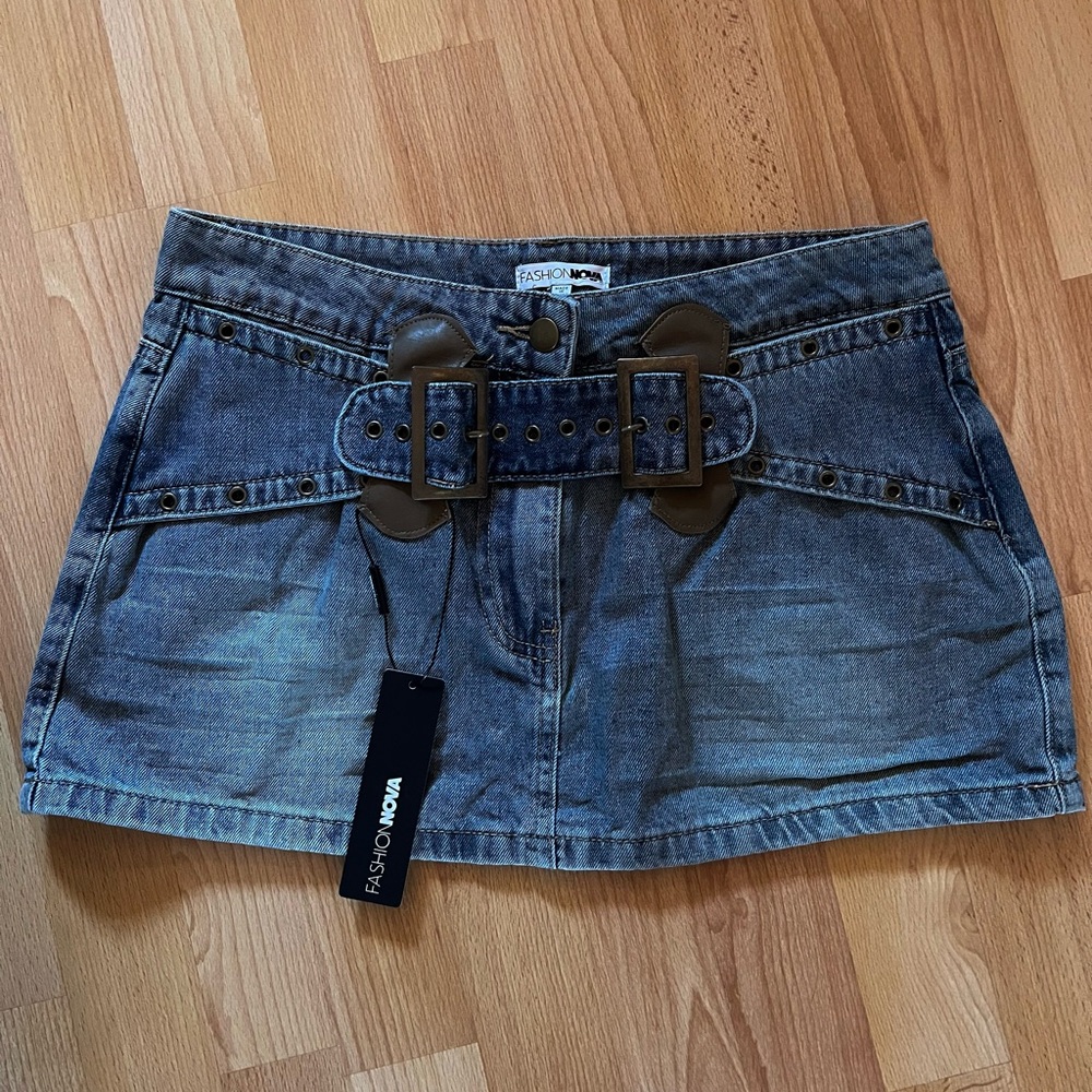 NWT Mini Denim Skirt